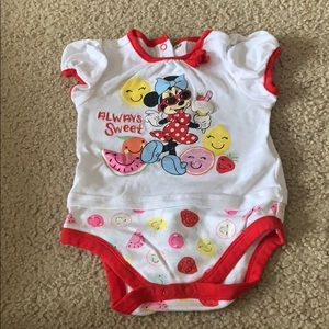 Minnie Mouse onesie